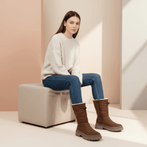 Botines de mujer - Camel - Image 2
